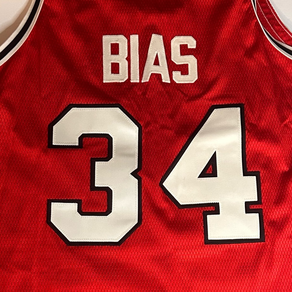 Vintage Len Bias Maryland Terrapins NY Sports Throwback Collection Jersey